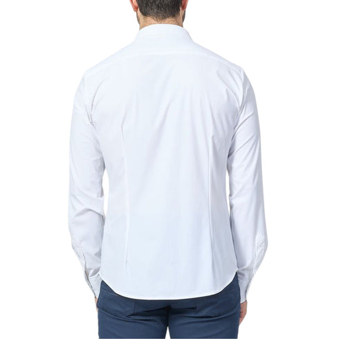 Yes Zee Camicia elegante Camicia Uomo collo alla francese S - Francavilla Moda